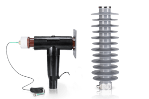 Ohmic voltage sensor as an end piece in a medium voltage plug set, Indisol