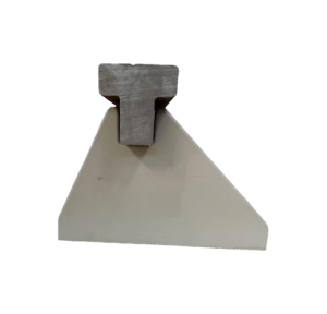 Third rail insulator supporting a T-section conductor rail, Indisol cast epoxy